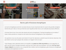 Tablet Screenshot of barres-energetiques.com